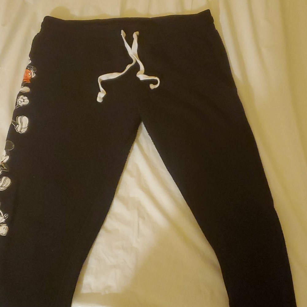 90th anniversary mickey mouse juniors jogger pants